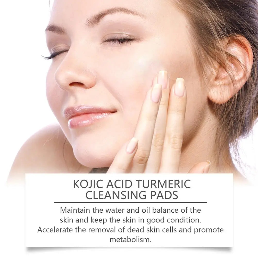 Turmeric Kojic Acid Exfoliating Cleansing Pads